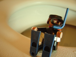 mergulhador de privada (Banni Torrico) - Creative Commons Flickr
